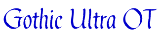 Gothic Ultra OT フォント